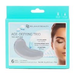 Age-Defying Trio Hydrogel Eye Masks (6-Pack) - Displayer of 12