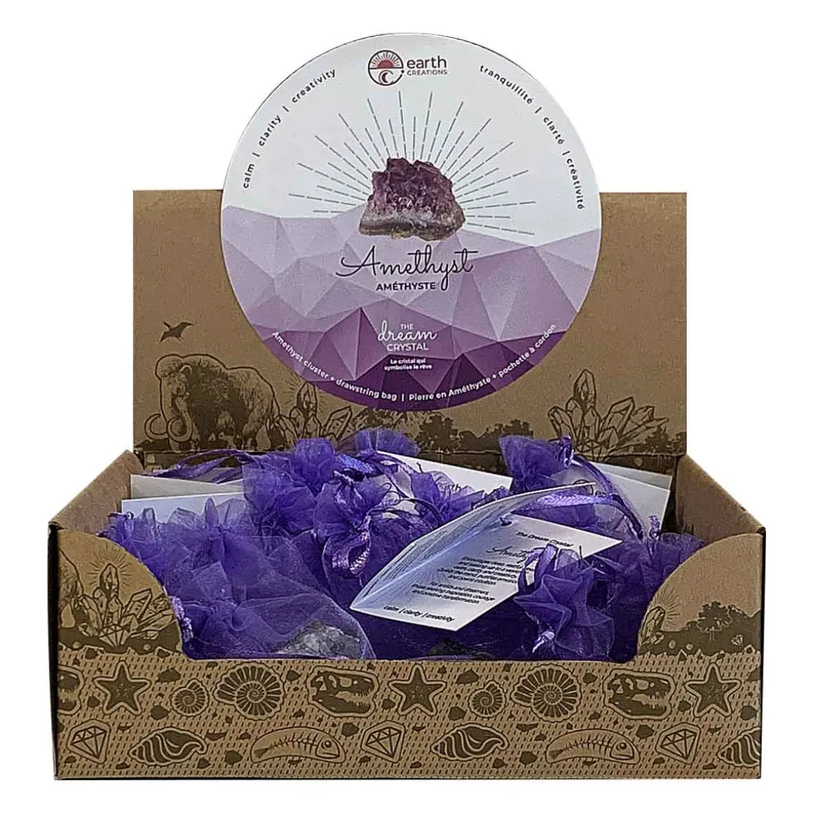 Amethyst Cluster Set