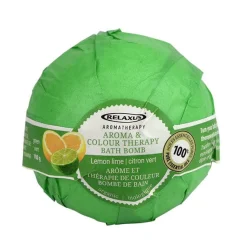 Aroma & Colour Therapy Lemon & Lime Bath Bomb