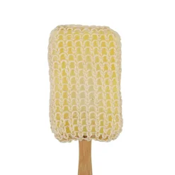 Bamboo Sisal Back Sponge with Handle