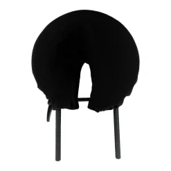 Black Microfiber Fitted Face Cradle Covers