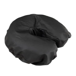 Black Protective Fitted Face Cover with facing