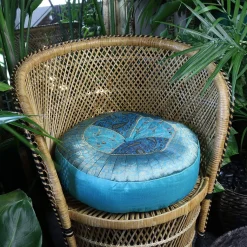 Blue Agra Meditation Cushion