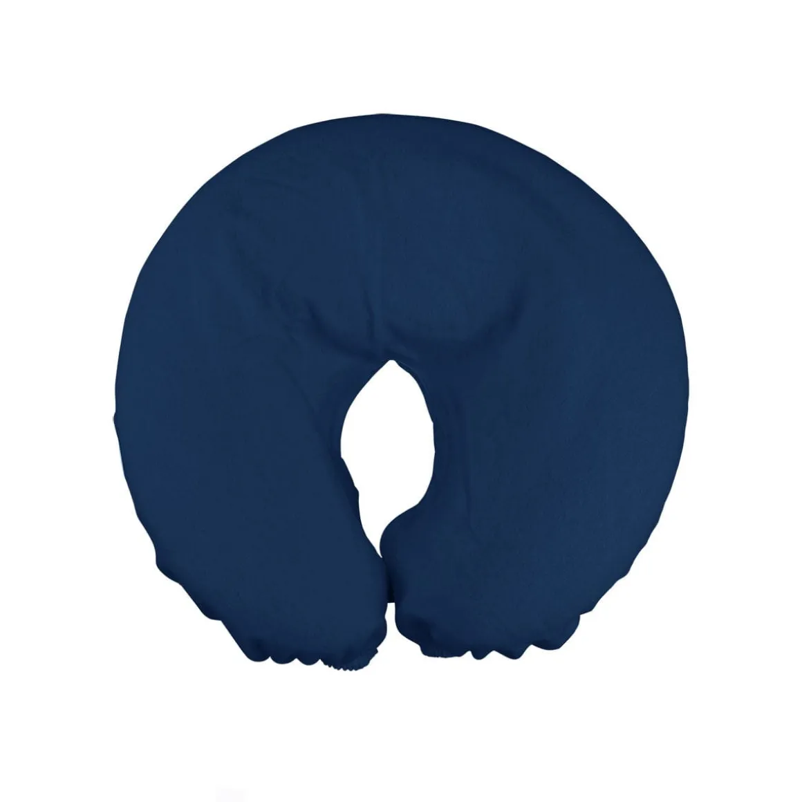Blue Cotton Flannel Fitted Massage Face Cradle Covers