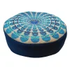 Blue Peacock Meditation Cushion