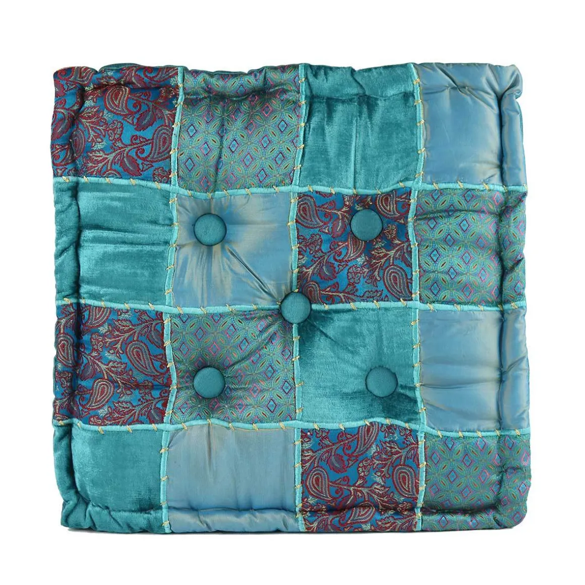 Blue Taj Meditation Cushion