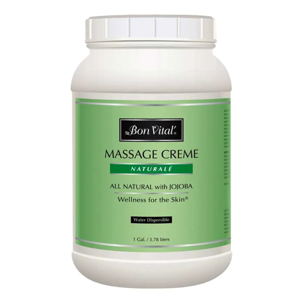 Bon Vital Naturalé Massage Creme 1 Gallon Jar
