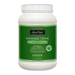 Bon Vital Organica Massage Creme 1 Gallon Jar
