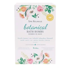 Botanical Bath Bomb 6 Piece Gift Set