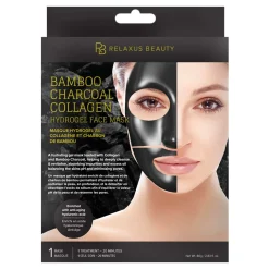 Charcoal Collagen Hydrogel Facial Mask Displayer of 6