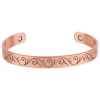 Classic Swirl Magnetic Copper Bangle Bracelet
