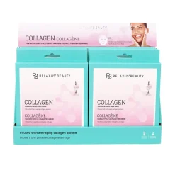 Collagen Face Masks (3-Pack) - Displayer of 12