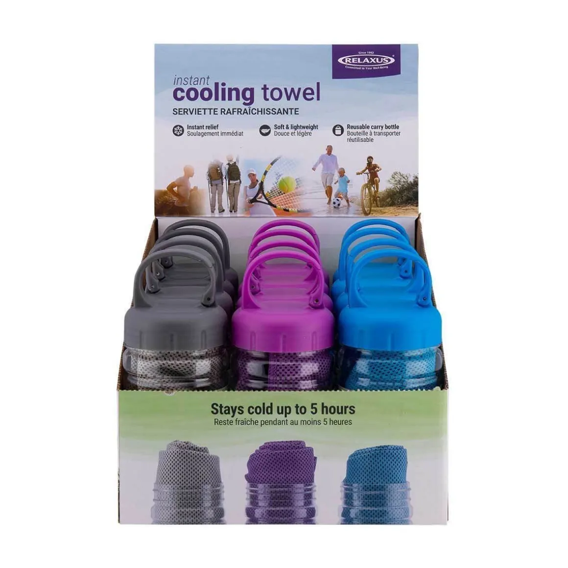 Cooling Towels Displayer of 12