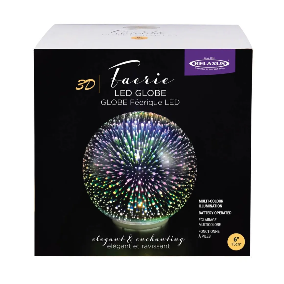 3D Faerie LED Globe (15 cm)