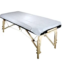 Disposable Waterproof Massage Table Flat Sheets (Set of 10)