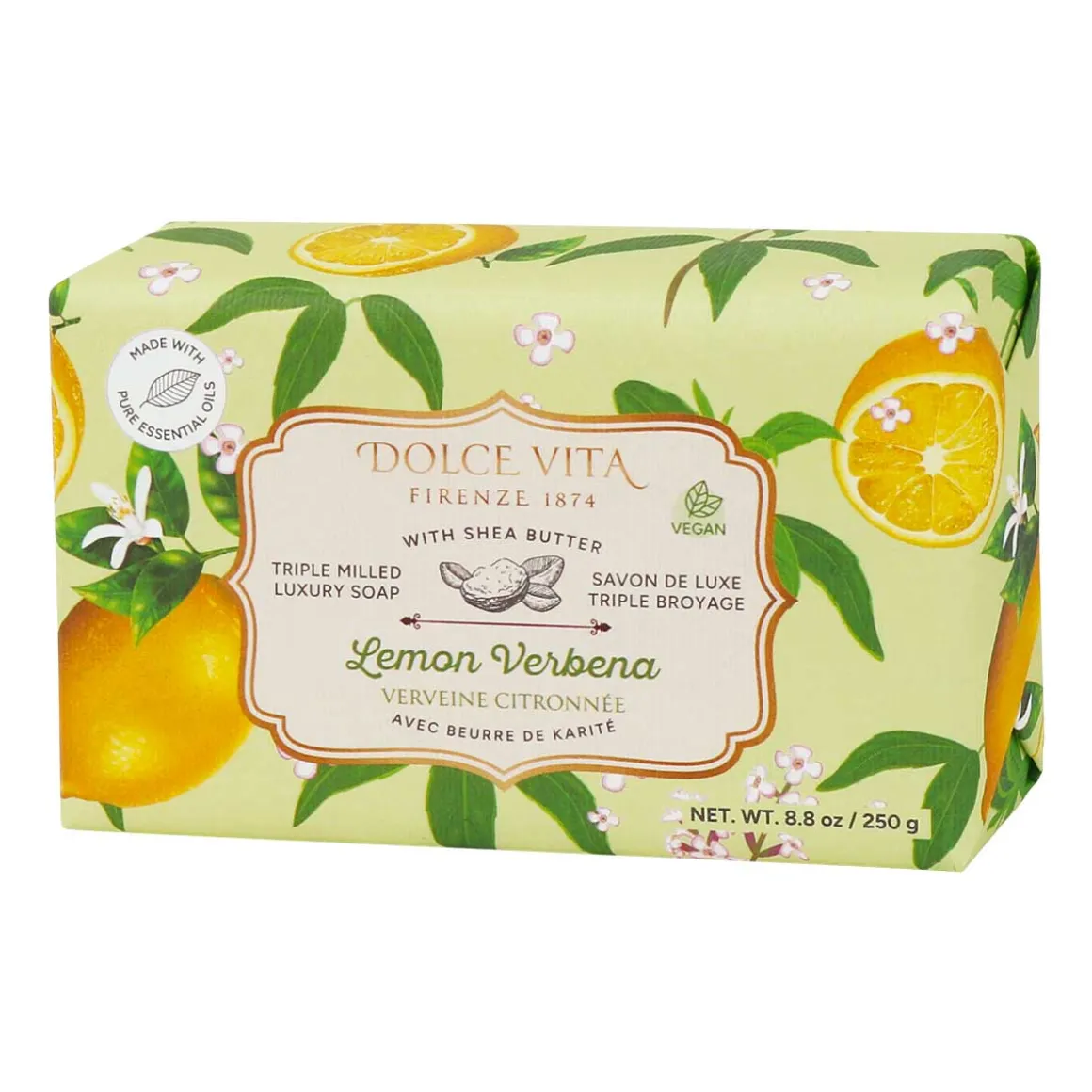 Dolce Vita Triple Milled Luxury Soaps with Shea Butter - Displayer of 6