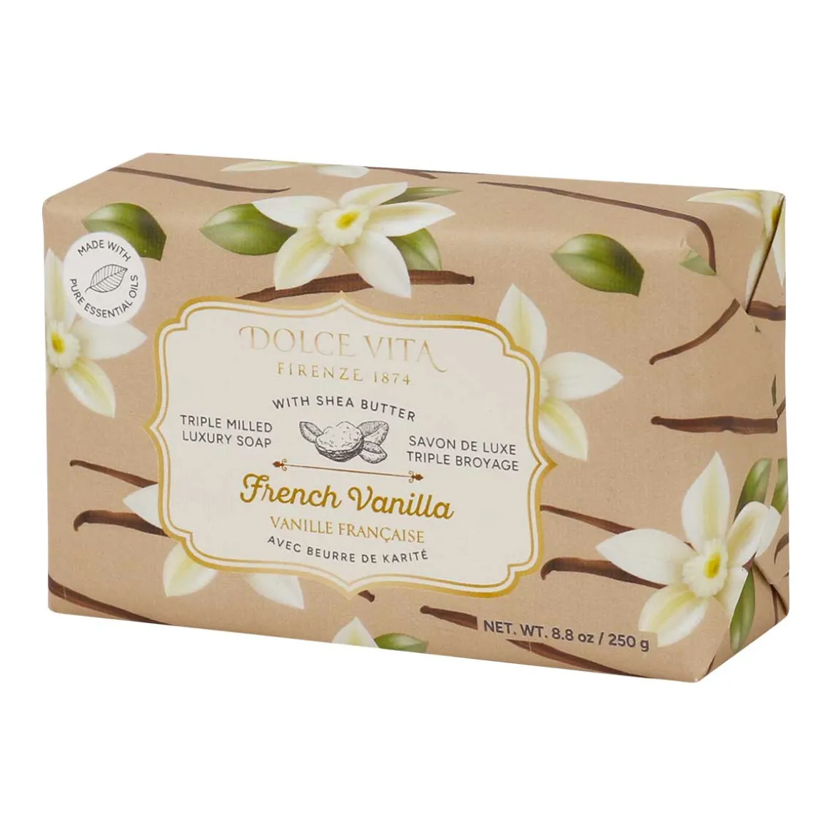 Dolce Vita Triple Milled Luxury Soaps with Shea Butter - Displayer of 6