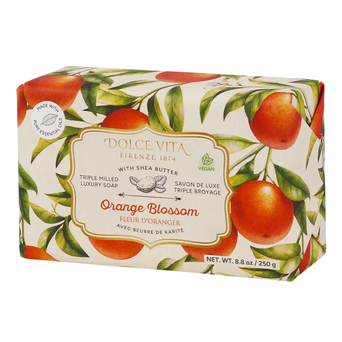 Dolce Vita Triple Milled Luxury Soaps with Shea Butter - Displayer of 6