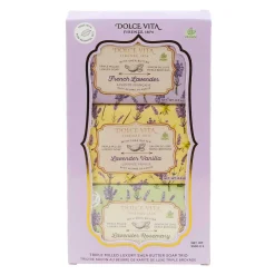 Dolce Vita Triple Milled Luxury Soaps with Shea Butter (3-Pack)