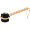 Dual-Sided Small Black Silicone Bath Brush