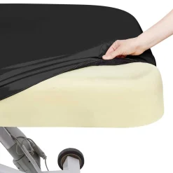 Earthlite ELLORA LX™ Black Flat Top Multi-Purpose Treatment Table w/Replaceable Mattress