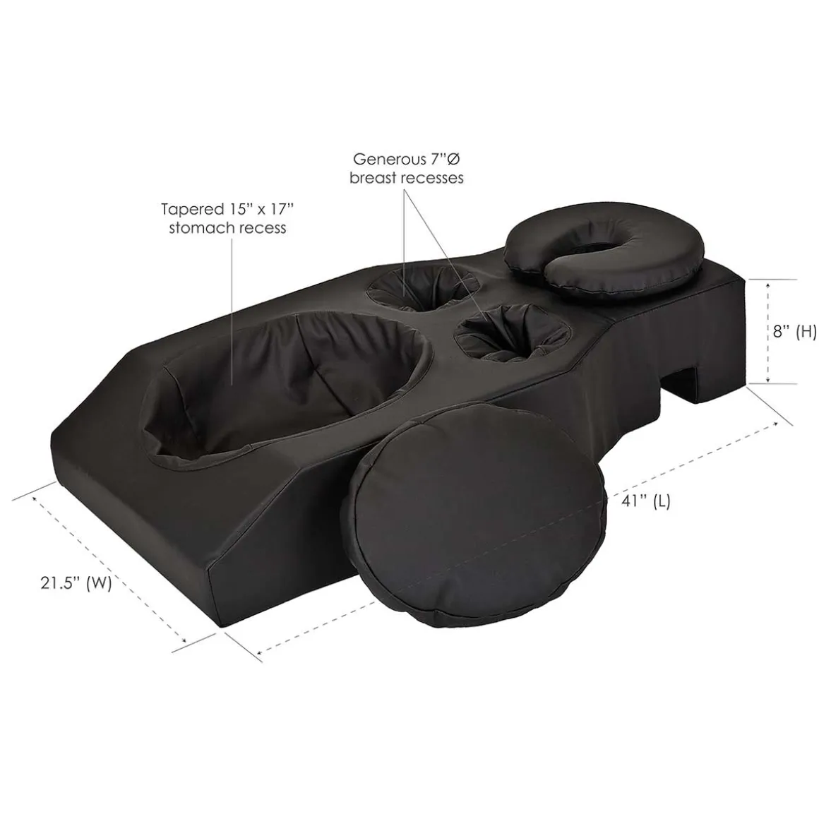Earthlite Pregnancy & Prone Cushion with Headrest