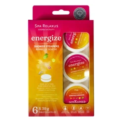 Energize Shower Steamers 6-Piece Set