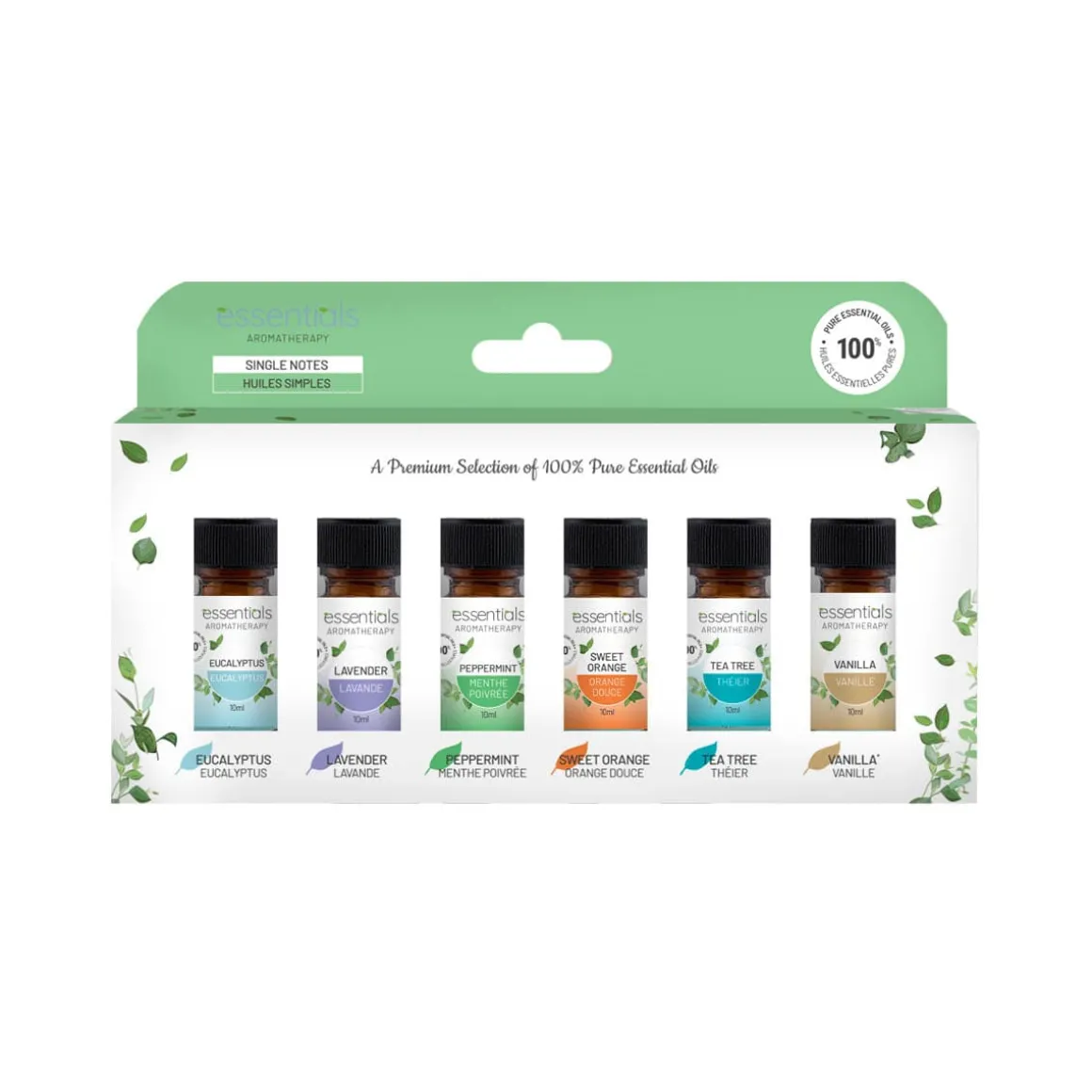 Essential Oils Gift Set (6 x 10 ml Bottles)