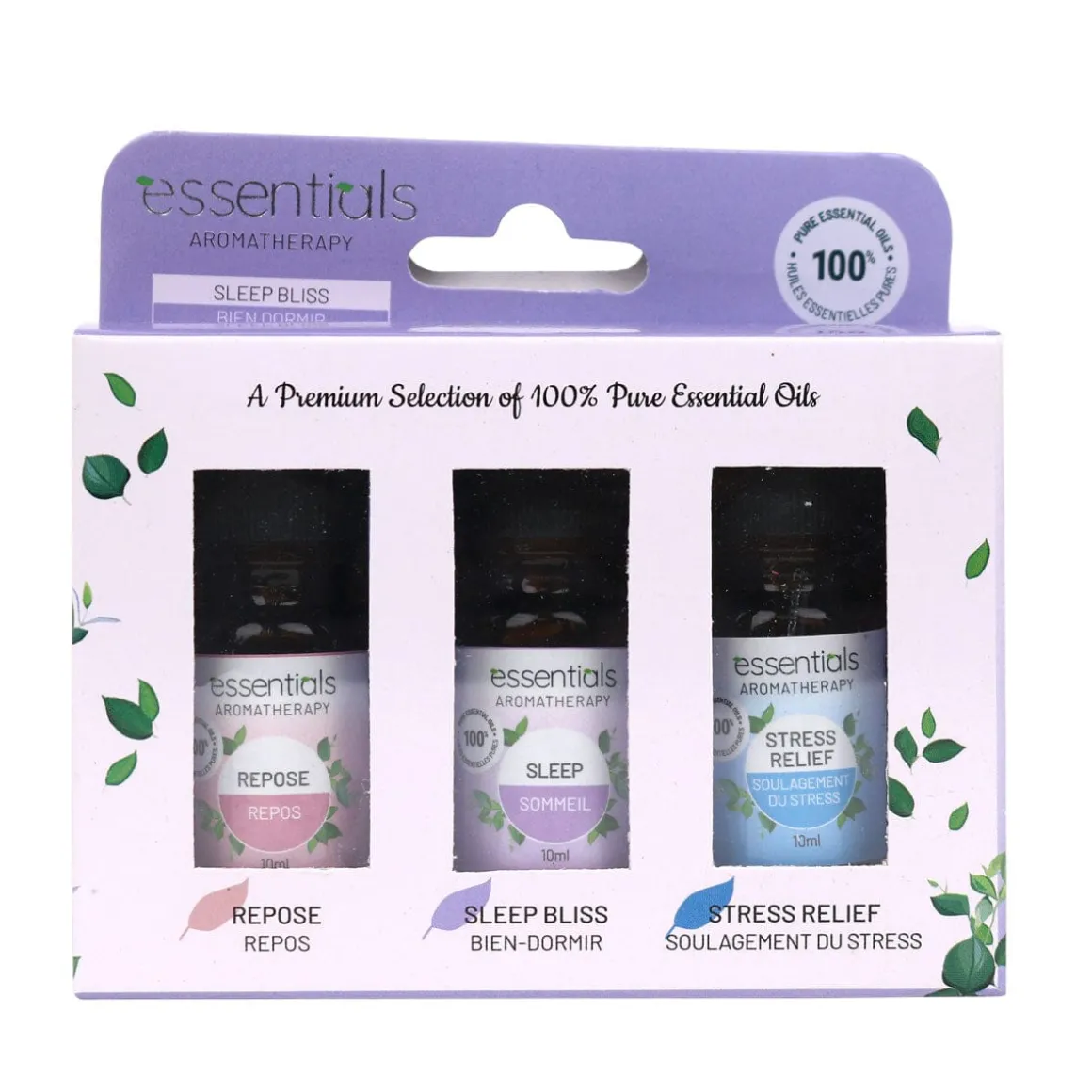 Essential Oils Gift Set (3 x 10 ml) - Displayer of 6