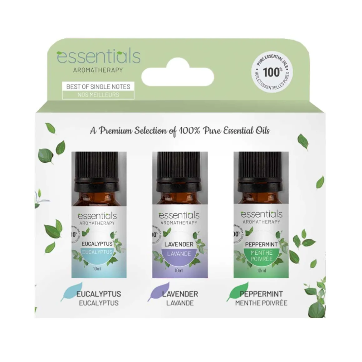 Essential Oils Gift Set (3 x 10 ml) - Displayer of 6