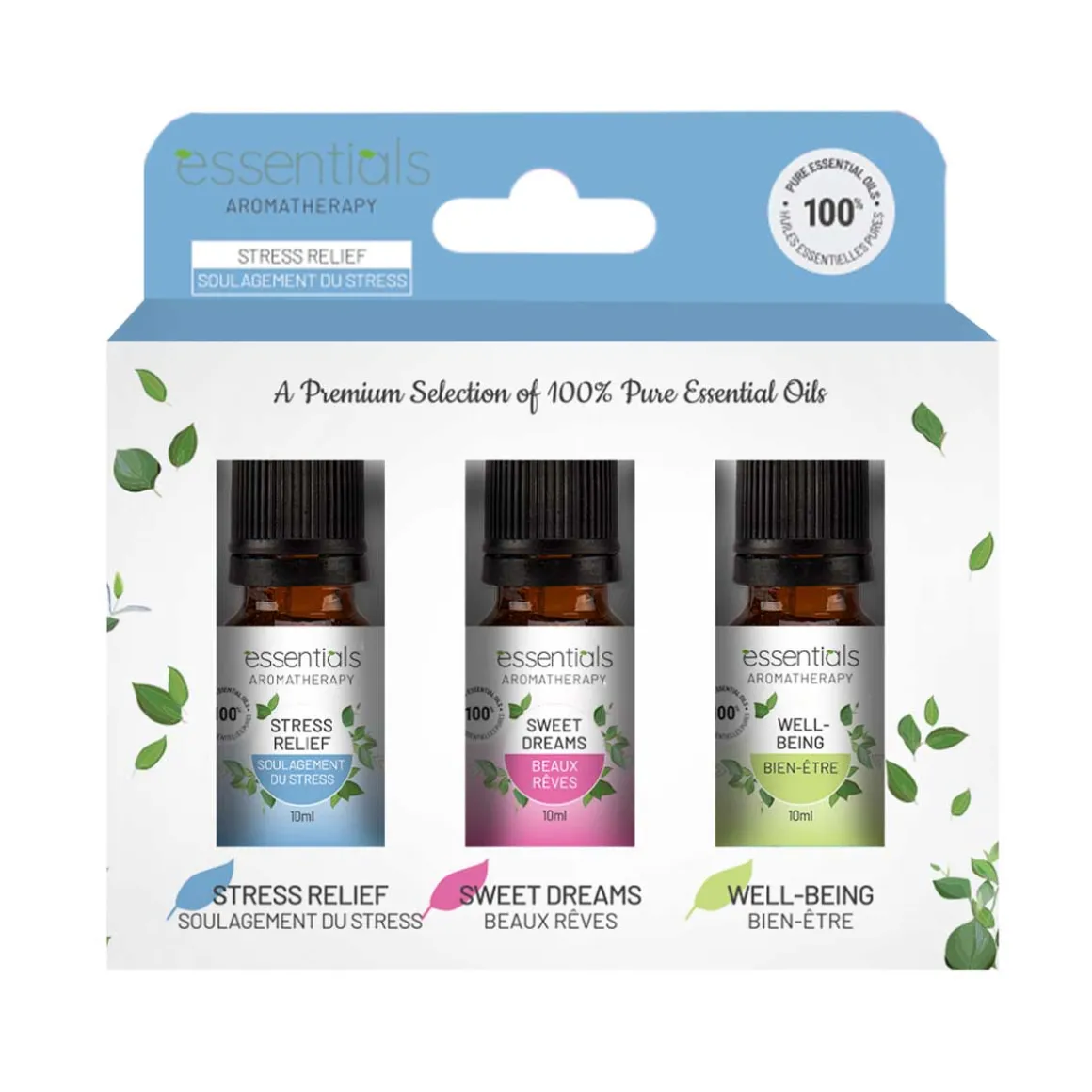 Essential Oils Gift Set (3 x 10 ml) - Displayer of 6