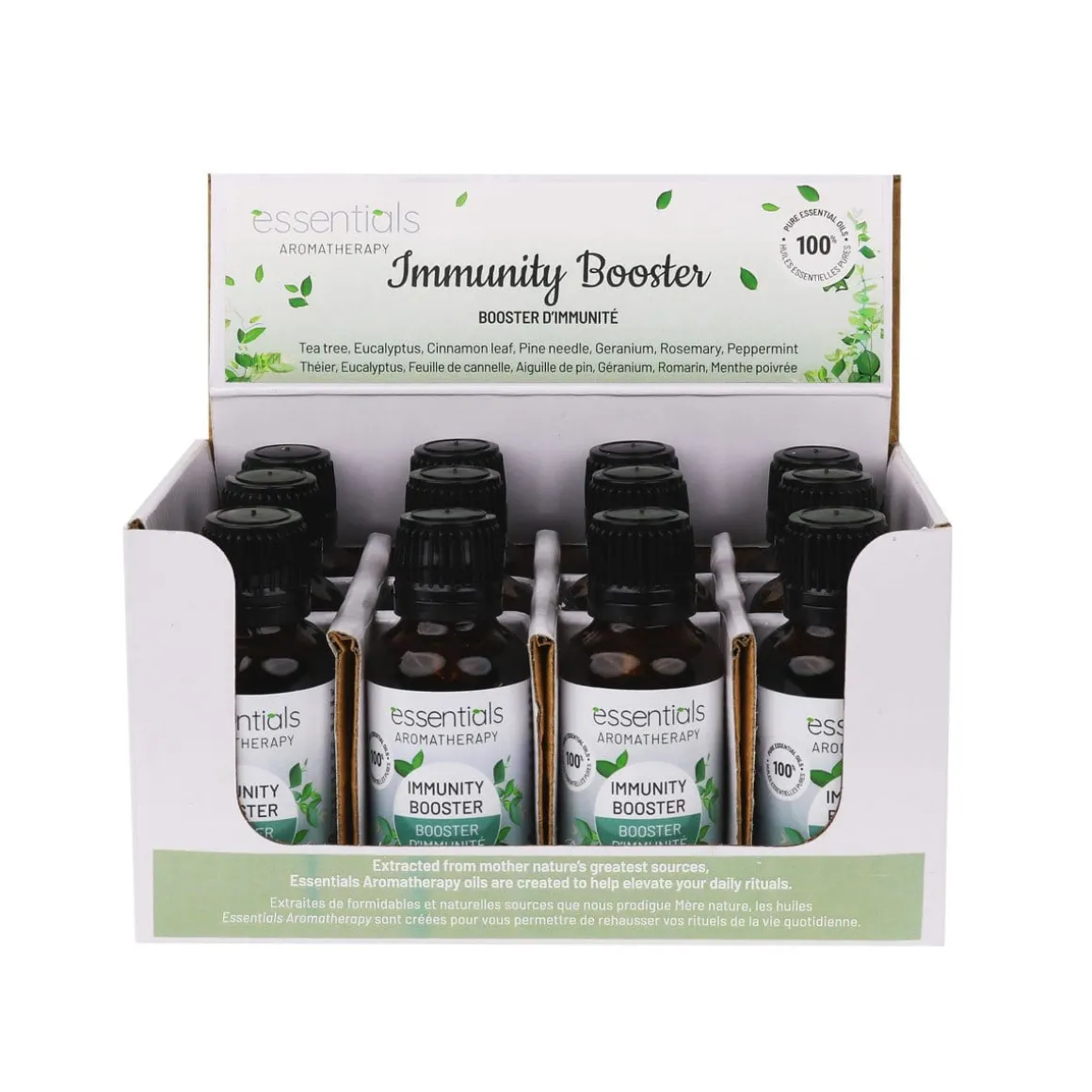 Essential Oils Single Notes 30 ml - Displayer of 12