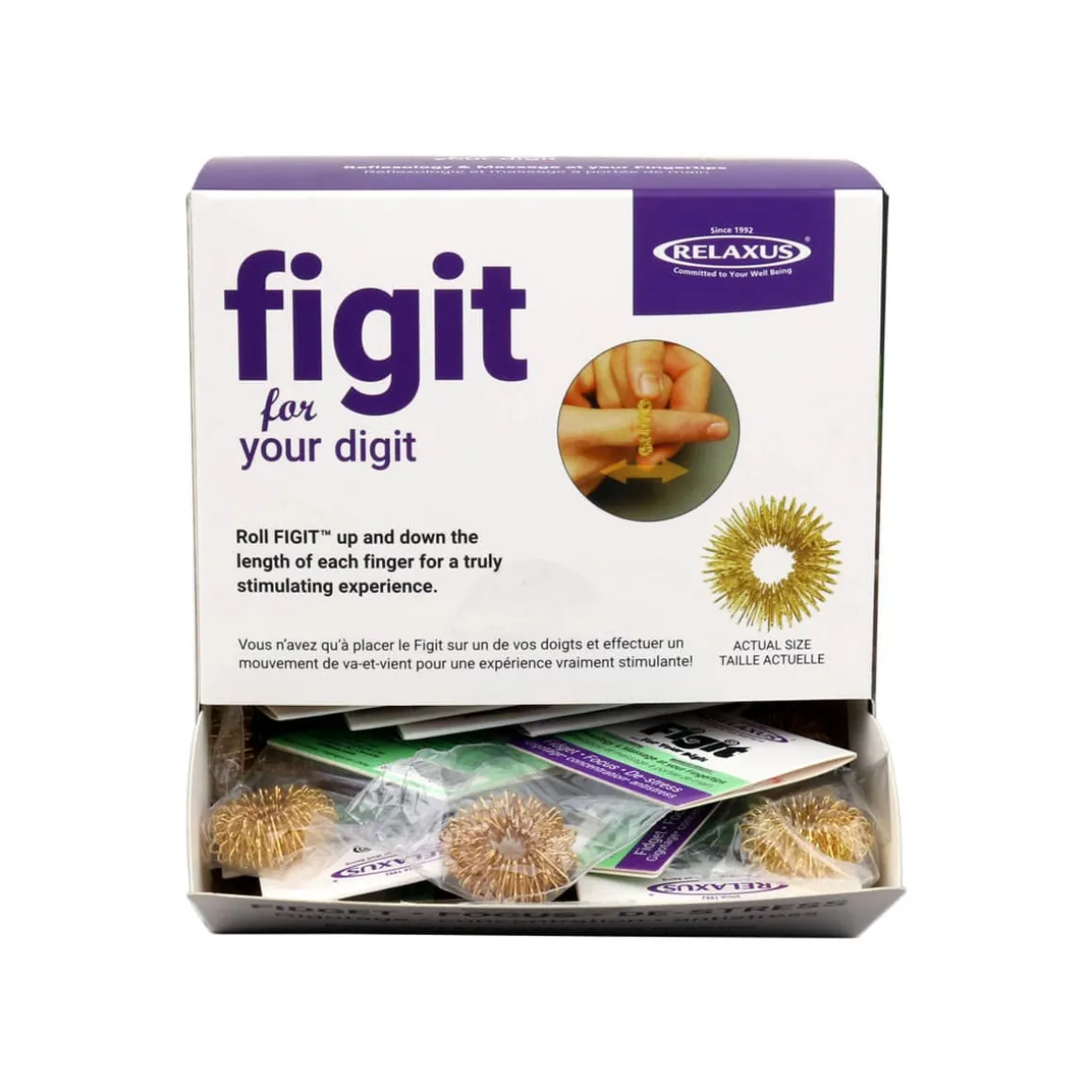 Figit Finger Massage Bands - Displayer of 50