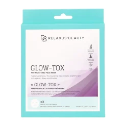 Glow Tox Face Masks (3-Pack) - Displayer of 12