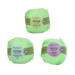 Hemp Bath Bombs 3 Piece Gift Set (3 x 80 g) - Displayer of 8