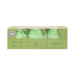 Hemp Bath Bombs 3 Piece Gift Set (3 x 80 g) - Displayer of 8