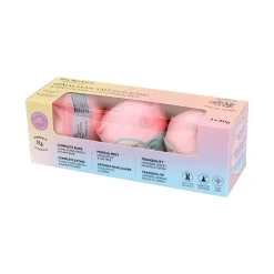 Himalayan Salt Bath Bombs 3 Piece Gift Set (3 x 80 g) - Displayer of 8
