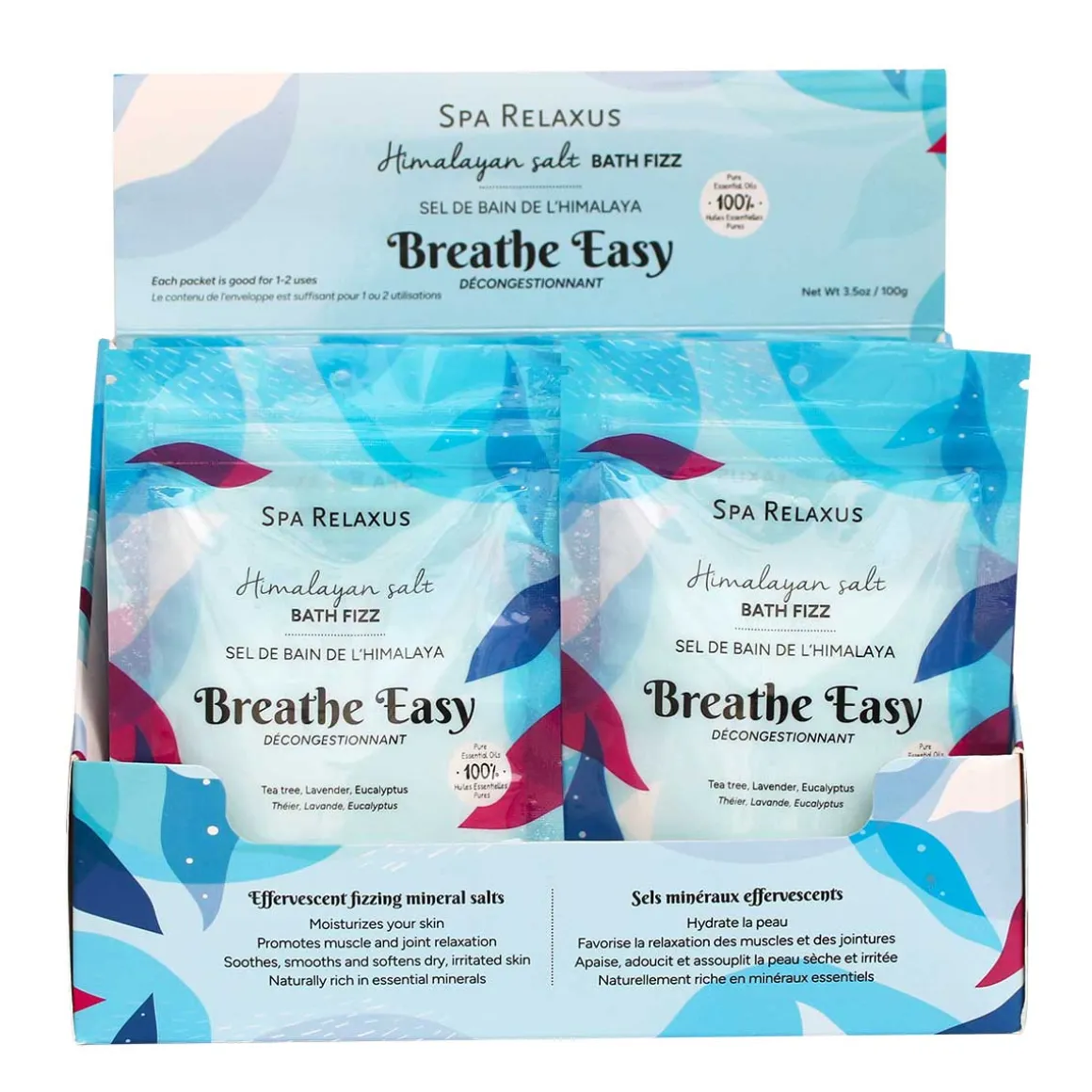 Himalayan Salt Bath Fizz (100 g) - Displayer of 12