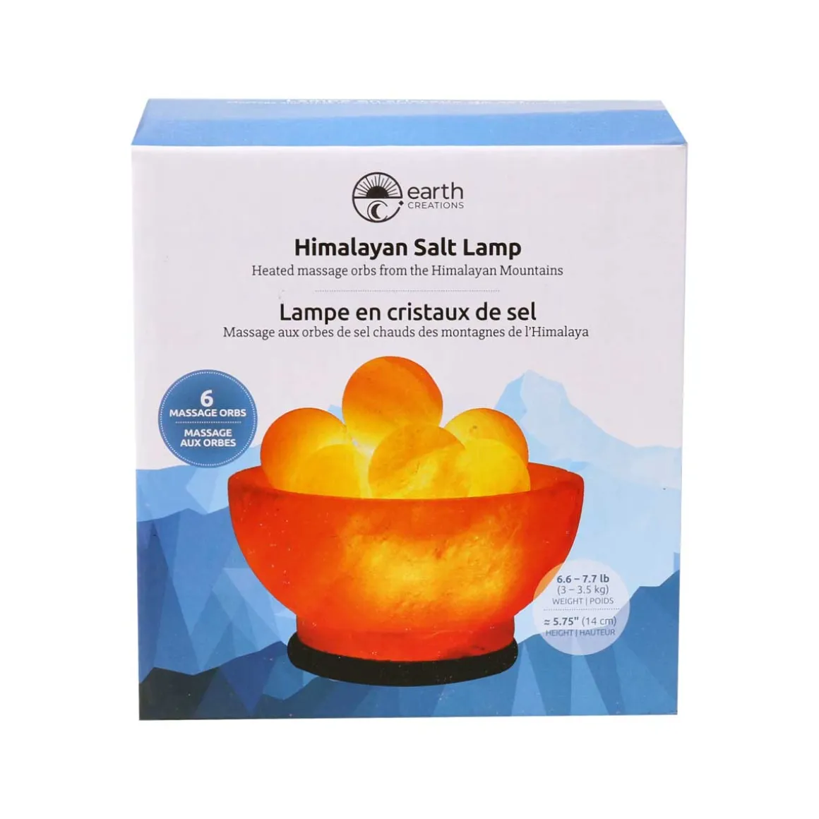 Himalayan Salt Lamp With Massage Balls