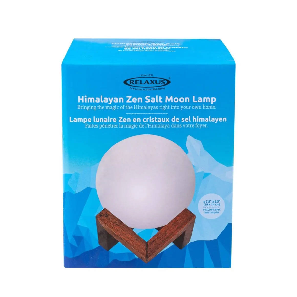 Himalayan Zen Salt Moon Lamp
