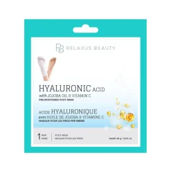 Hyaluronic Acid, Jojoba, Vitamin C Foot Mask - Displayer of 12