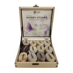 Inspirational Worry Stones Displayer of 36