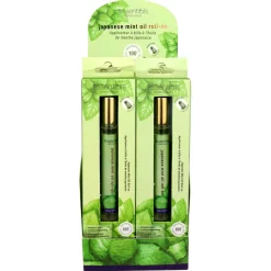 Japanese Mint Oil 12 ml Roll-On Displayer of 12