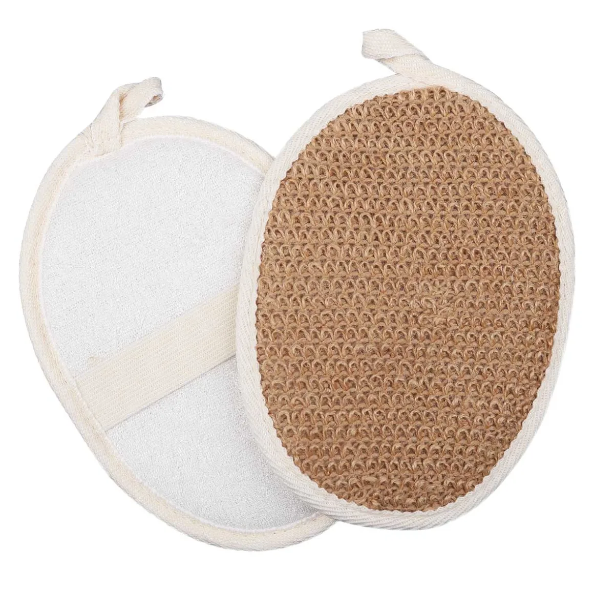 Jute/Bamboo Bath Sponge with Strap