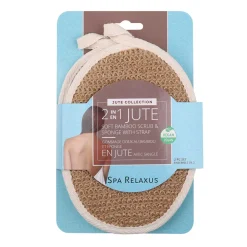 Jute/Bamboo Bath Sponge with Strap