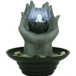 Lotus Hands Indoor Water Fountain