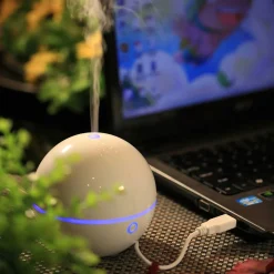 Mini Desktop II Ultrasonic Essential Oil Diffuser With USB Cable