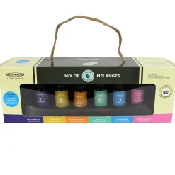 Mix of Six Essential Oil Blends Gift Set (6 x 10 ml Bottles)