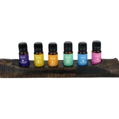 Mix of Six Essential Oil Blends Gift Set (6 x 10 ml Bottles)