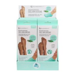 Moisturizing Gel Spa Socks Displayer of 12